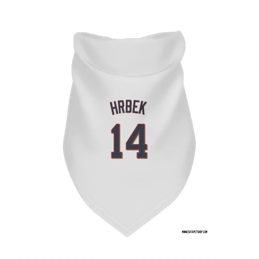 Minnesota Twins Kent Hrbek White Pet Bandana for Dog & Cat