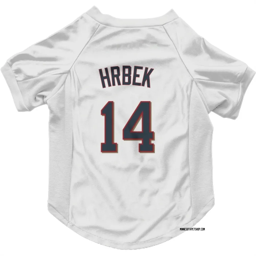 Minnesota Twins Kent Hrbek White Pet Jersey for Dog & Cat
