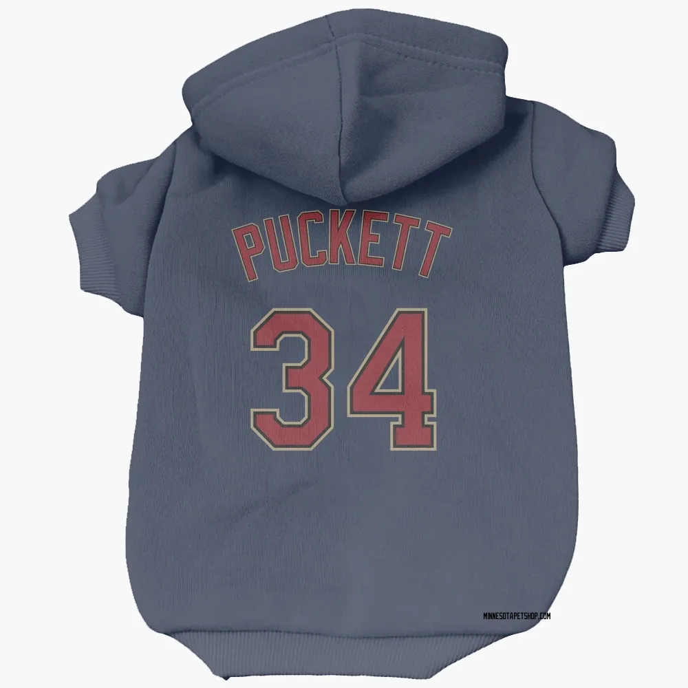 Minnesota Twins Kirby Puckett Navy Pet Hoodie for Dog & Cat