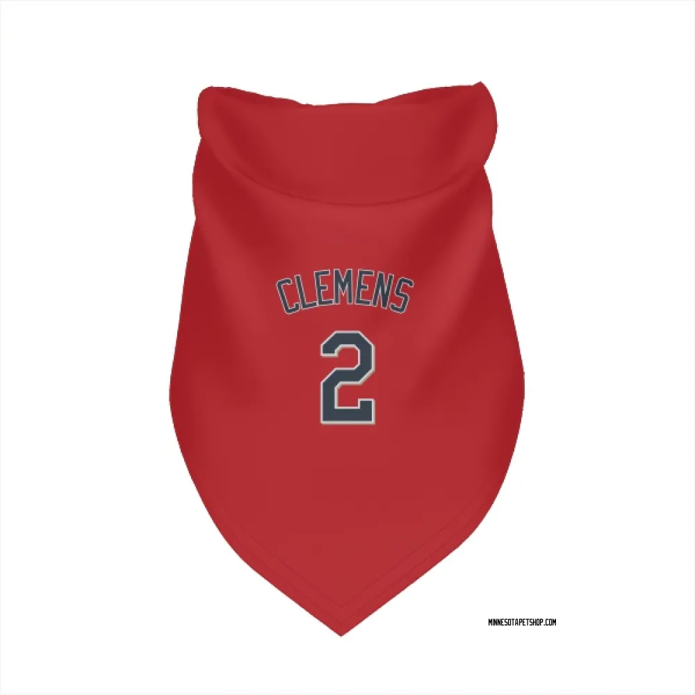 Minnesota Twins Kody Clemens Red Pet Bandana for Dog & Cat