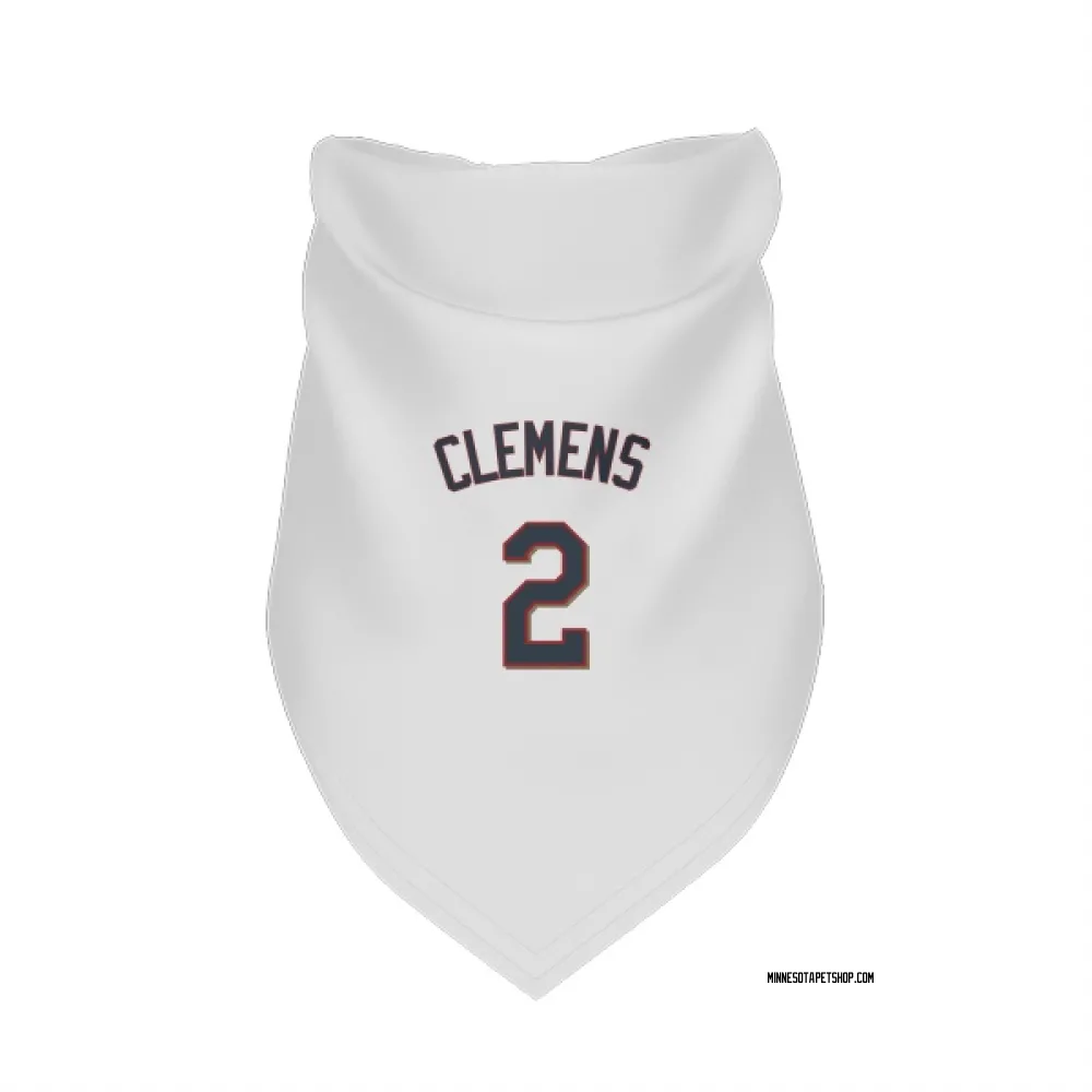 Minnesota Twins Kody Clemens White Pet Bandana for Dog & Cat