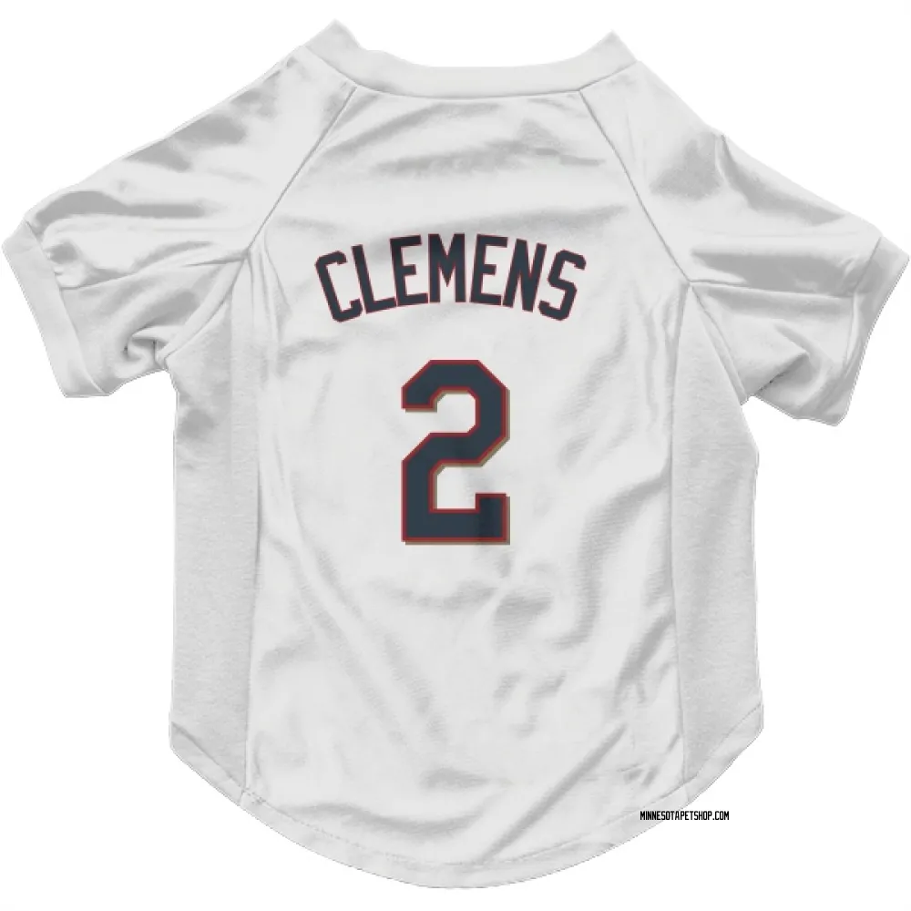 Minnesota Twins Kody Clemens White Pet Jersey for Dog & Cat