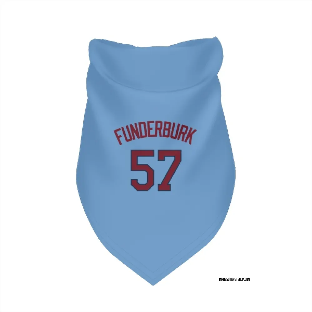 Minnesota Twins Kody Funderburk Light Blue Pet Bandana for Dog & Cat