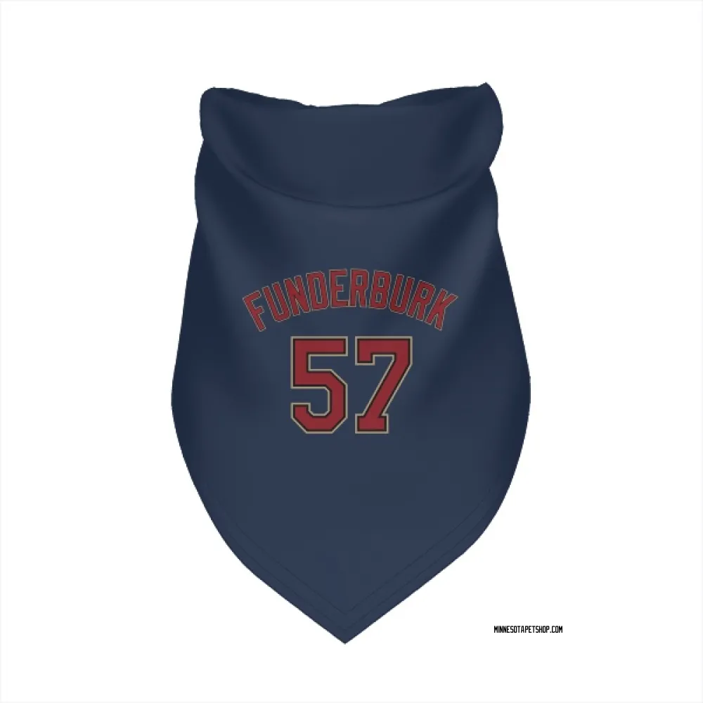Minnesota Twins Kody Funderburk Navy Pet Bandana for Dog & Cat
