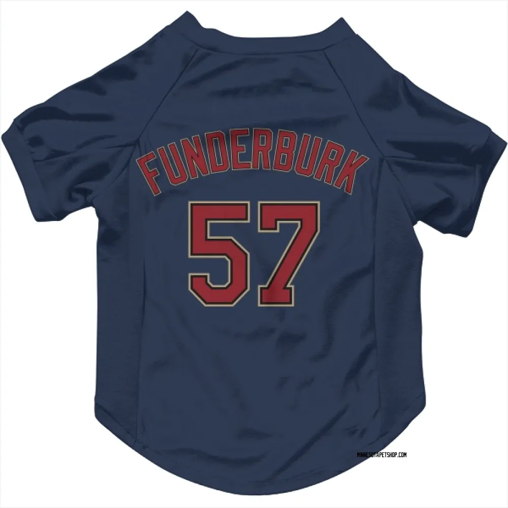 Minnesota Twins Kody Funderburk Navy Pet Jersey for Dog & Cat