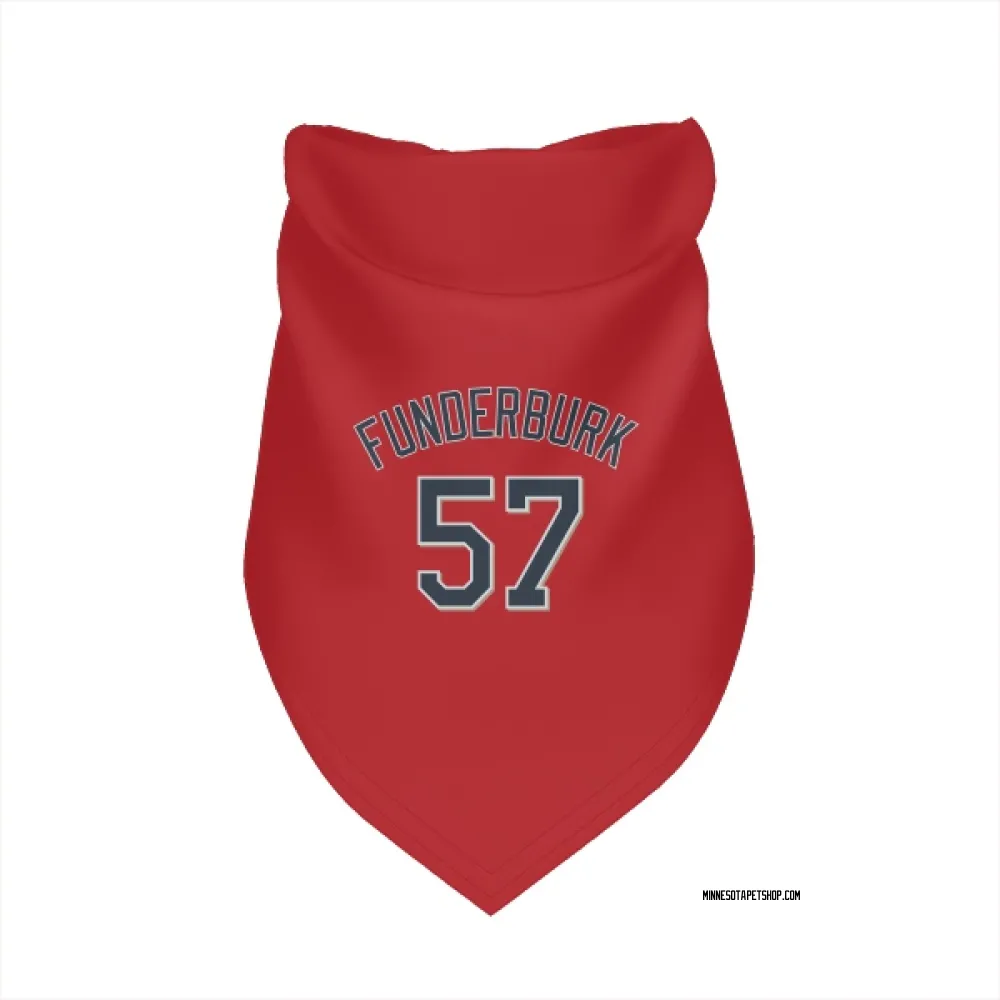 Minnesota Twins Kody Funderburk Red Pet Bandana for Dog & Cat