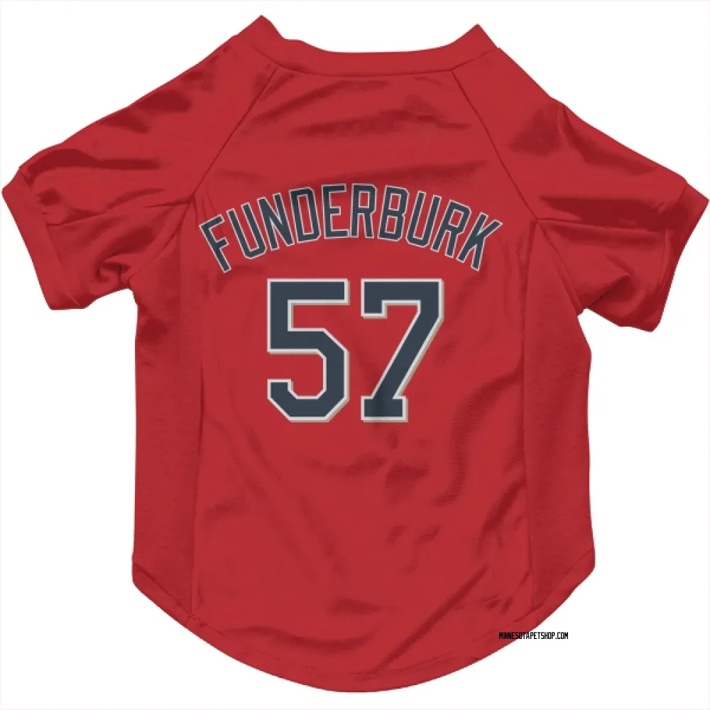 Minnesota Twins Kody Funderburk Red Pet Jersey for Dog & Cat
