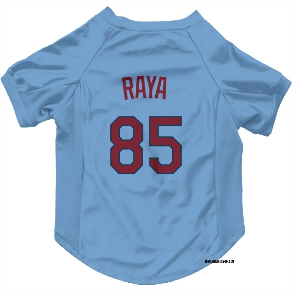 Minnesota Twins Marco Raya Light Blue Pet Jersey for Dog & Cat