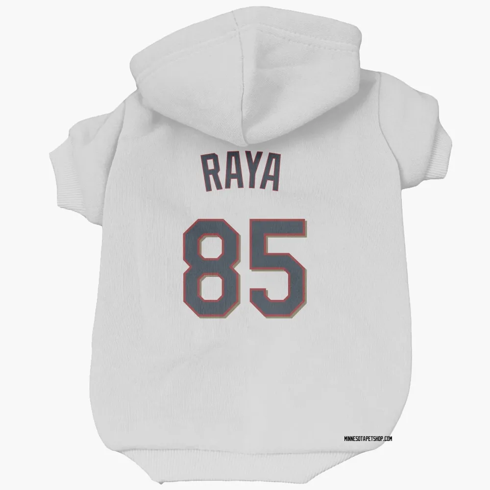 Minnesota Twins Marco Raya White Pet Hoodie for Dog & Cat