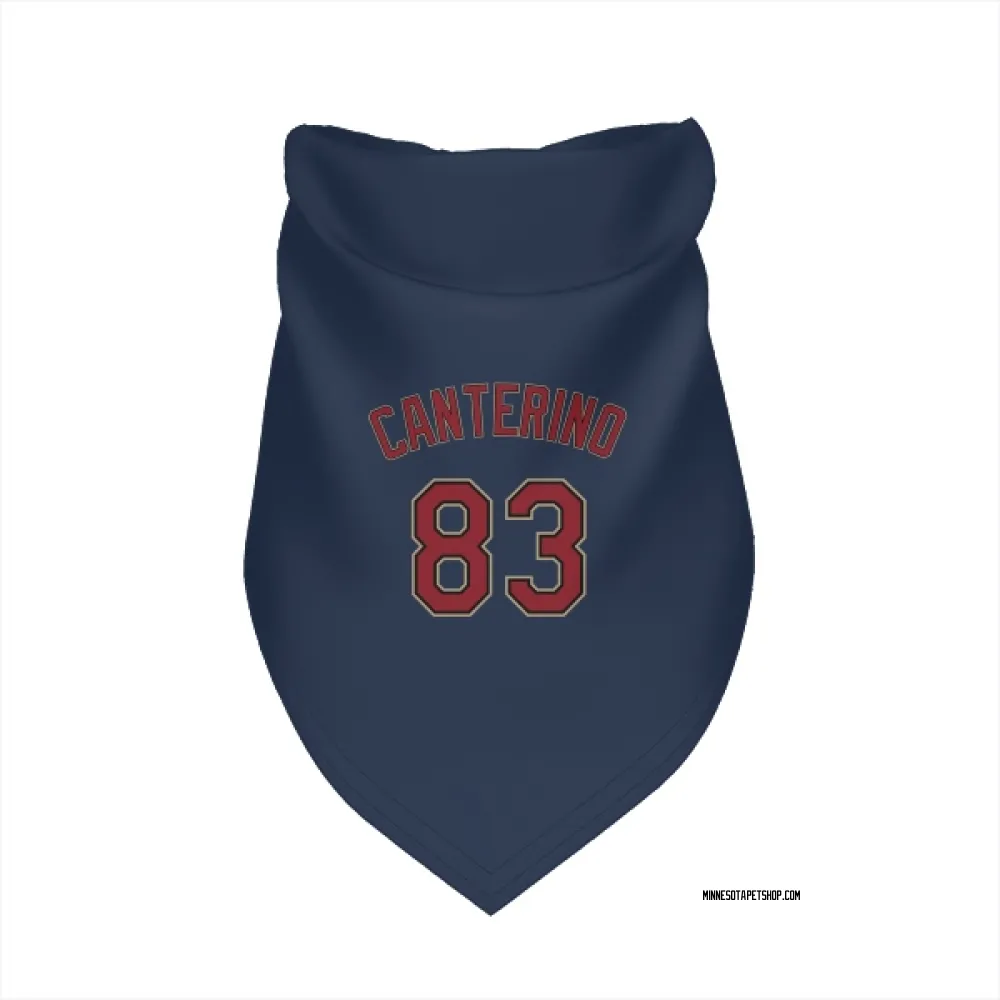 Minnesota Twins Matt Canterino Navy Pet Bandana for Dog & Cat