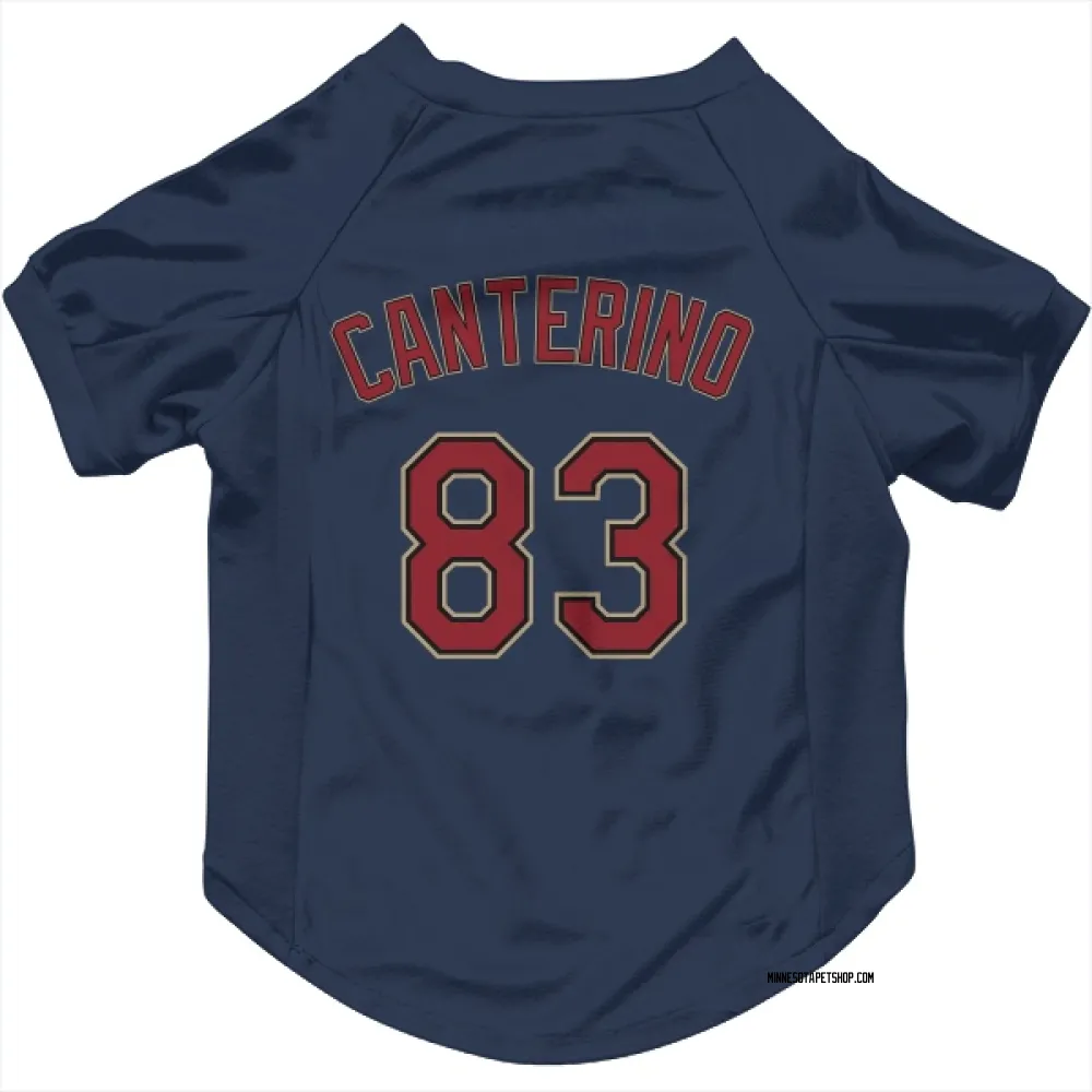 Minnesota Twins Matt Canterino Navy Pet Jersey for Dog & Cat