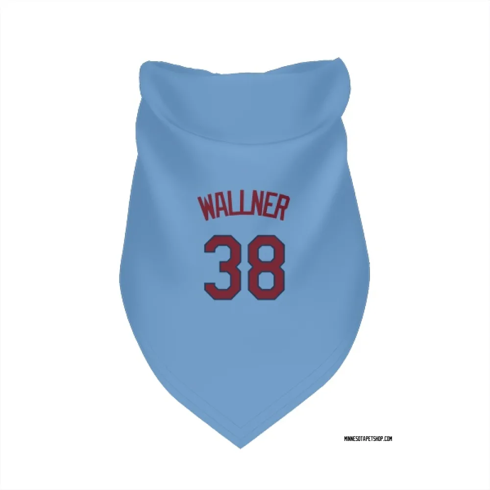 Minnesota Twins Matt Wallner Light Blue Pet Bandana for Dog & Cat