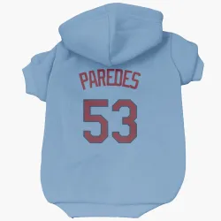 Minnesota Twins Michael Paredes Light Blue Pet Hoodie for Dog & Cat
