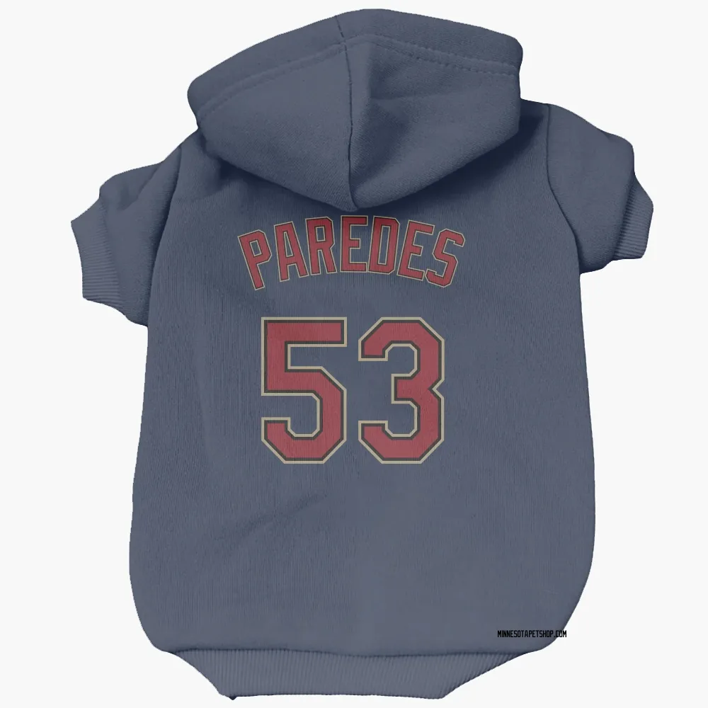 Minnesota Twins Michael Paredes Navy Pet Hoodie for Dog & Cat