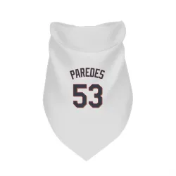 Minnesota Twins Michael Paredes White Pet Bandana for Dog & Cat