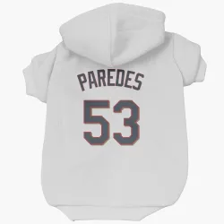 Minnesota Twins Michael Paredes White Pet Hoodie for Dog & Cat