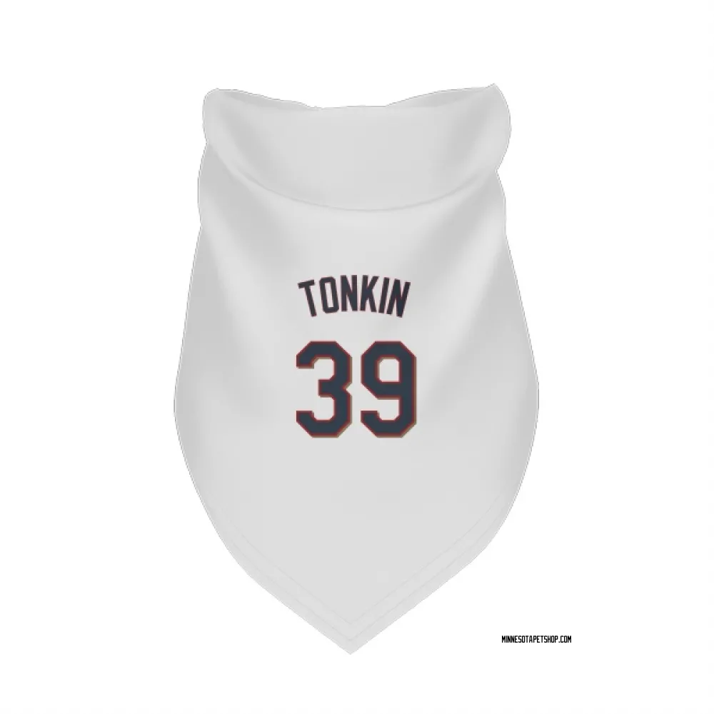 Minnesota Twins Michael Tonkin White Pet Bandana for Dog & Cat