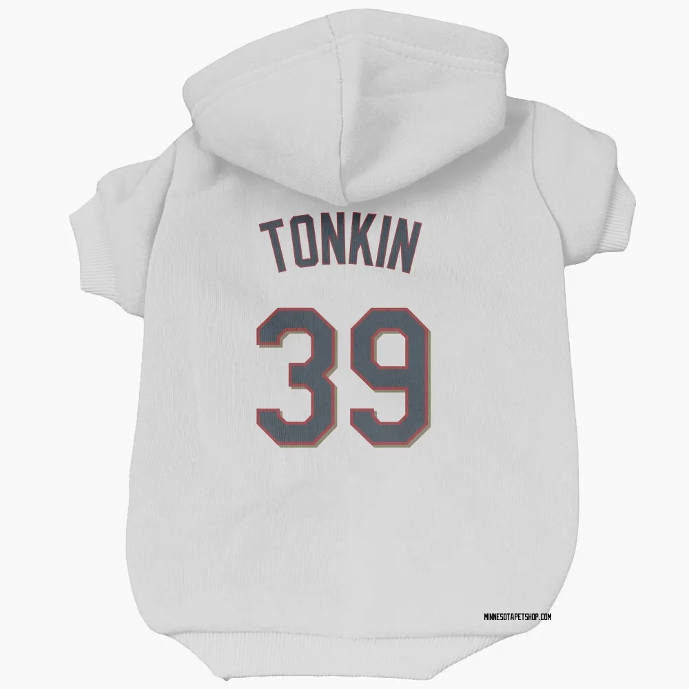 Minnesota Twins Michael Tonkin White Pet Hoodie for Dog & Cat