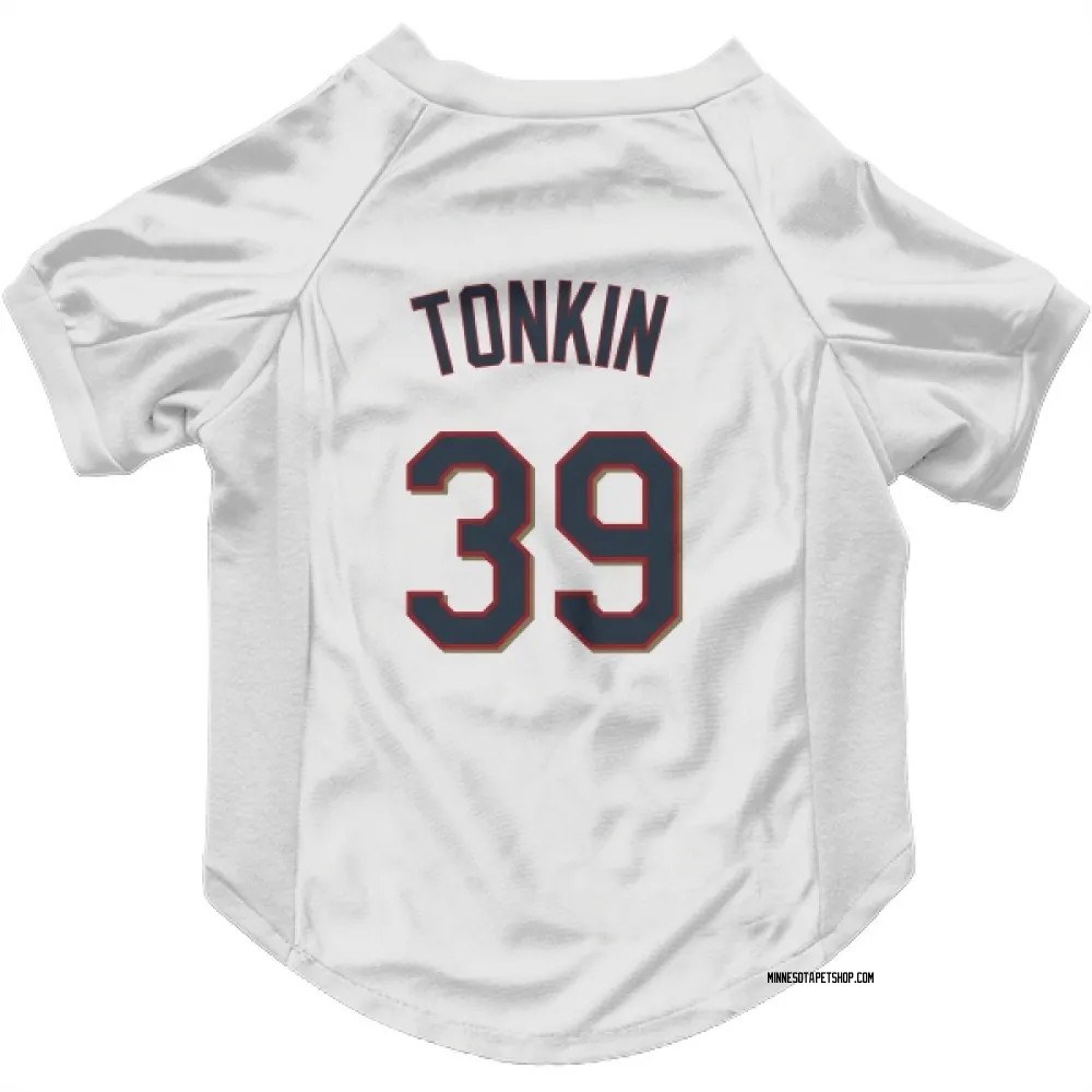 Minnesota Twins Michael Tonkin White Pet Jersey for Dog & Cat