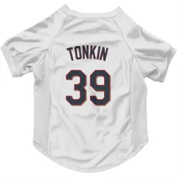 Minnesota Twins Michael Tonkin White Pet Jersey for Dog & Cat