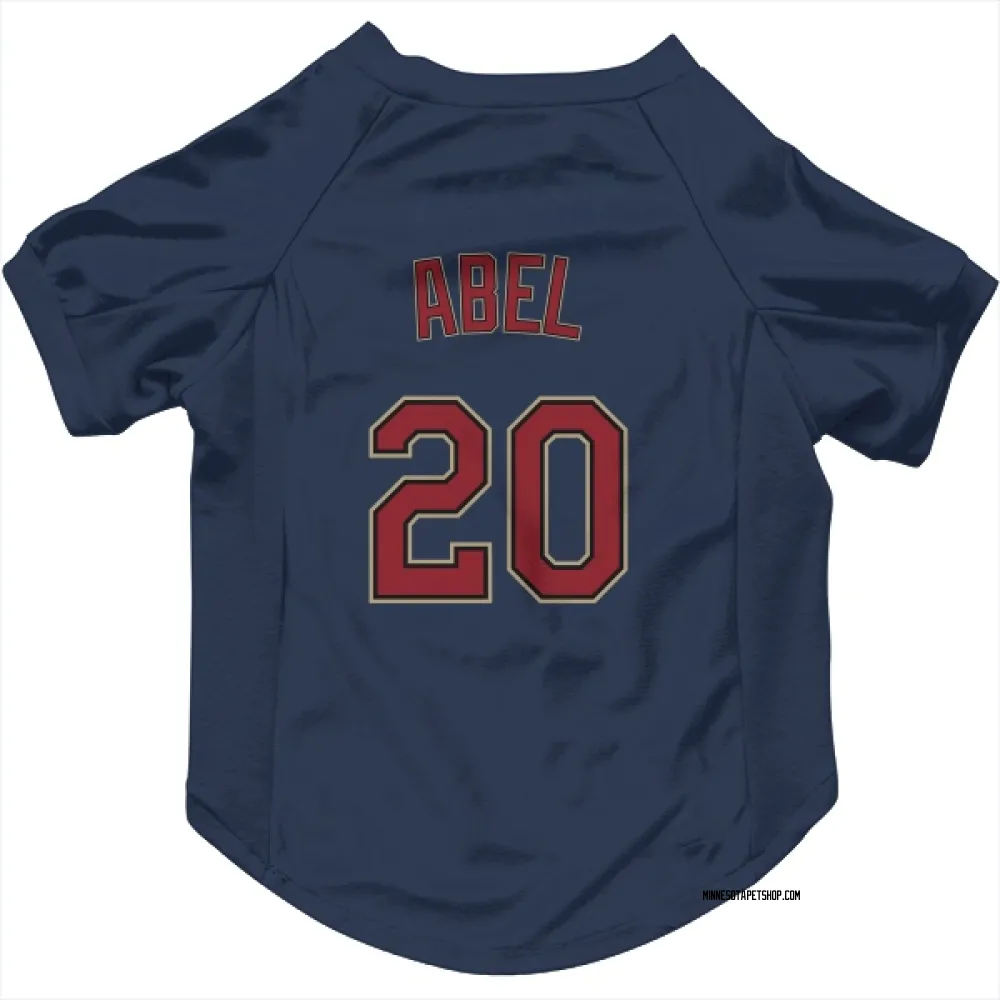 Minnesota Twins Mick Abel Navy Pet Jersey for Dog & Cat