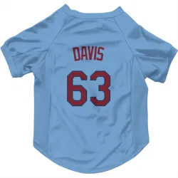 Minnesota Twins Noah Davis Light Blue Pet Jersey for Dog & Cat