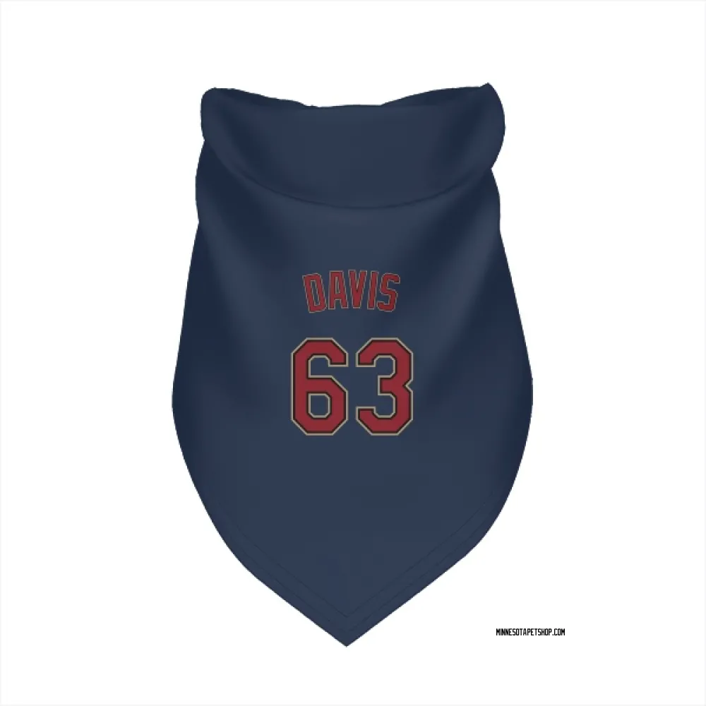 Minnesota Twins Noah Davis Navy Pet Bandana for Dog & Cat