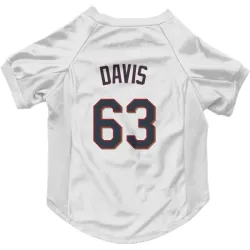 Minnesota Twins Noah Davis White Pet Jersey for Dog & Cat