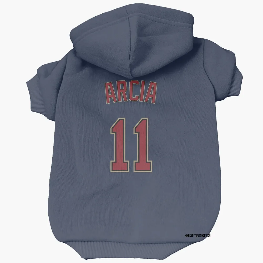 Minnesota Twins Orlando Arcia Navy Pet Hoodie for Dog & Cat