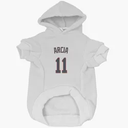 Minnesota Twins Orlando Arcia White Pet Hoodie for Dog & Cat