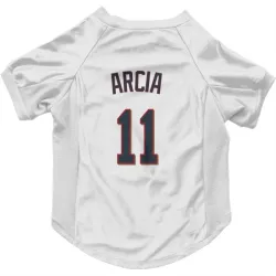 Minnesota Twins Orlando Arcia White Pet Jersey for Dog & Cat
