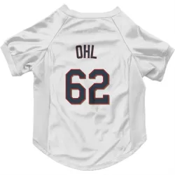 Minnesota Twins Pierson Ohl White Pet Jersey for Dog & Cat