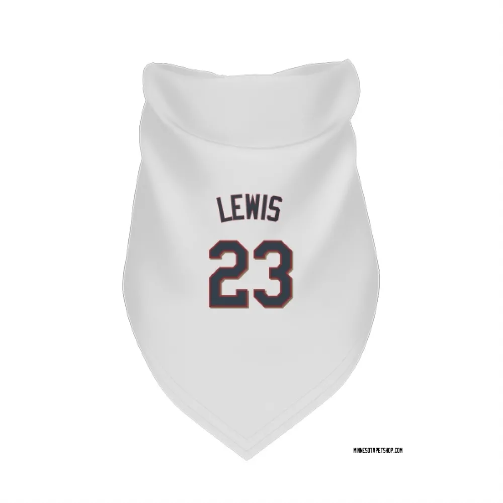 Minnesota Twins Royce Lewis White Pet Bandana for Dog & Cat