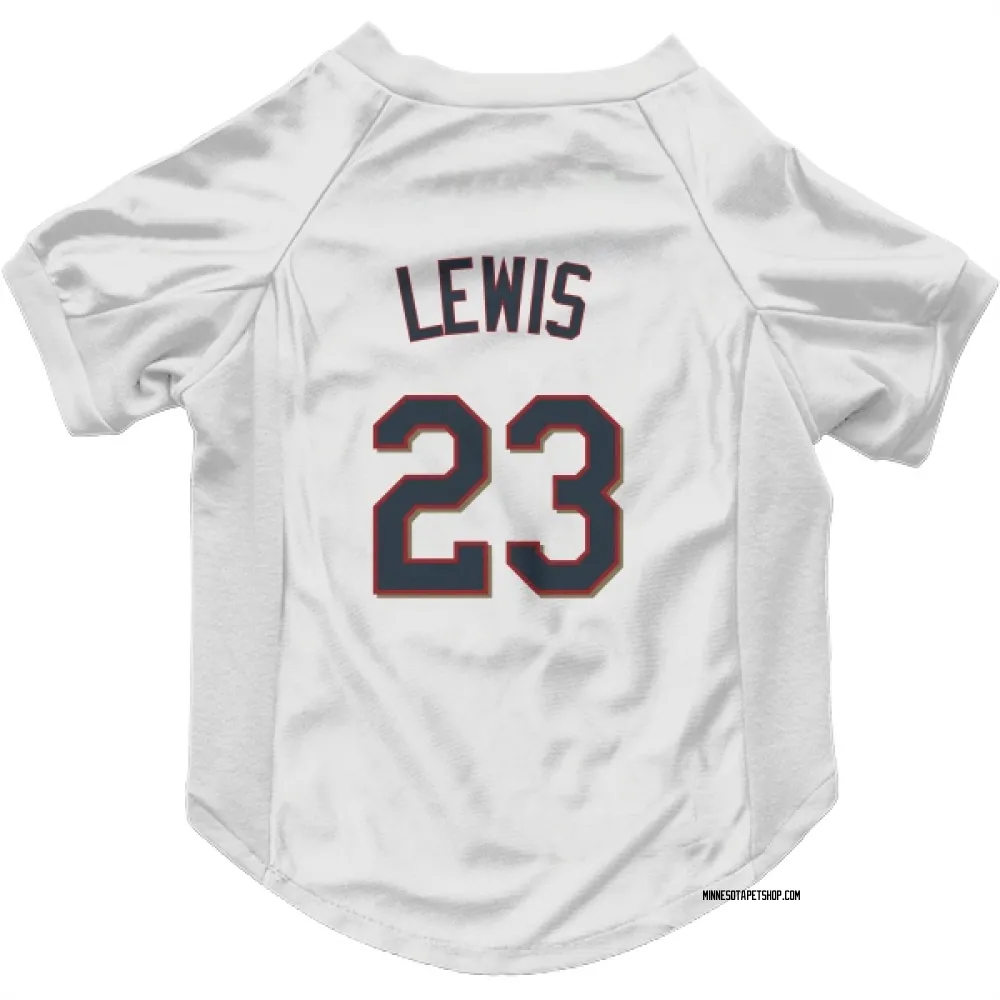 Minnesota Twins Royce Lewis White Pet Jersey for Dog & Cat