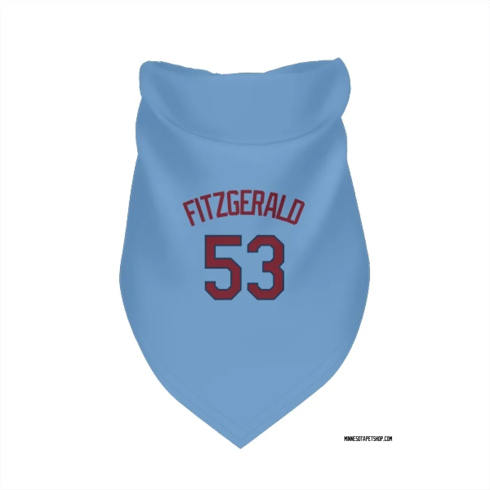 Minnesota Twins Ryan Fitzgerald Light Blue Pet Bandana for Dog & Cat
