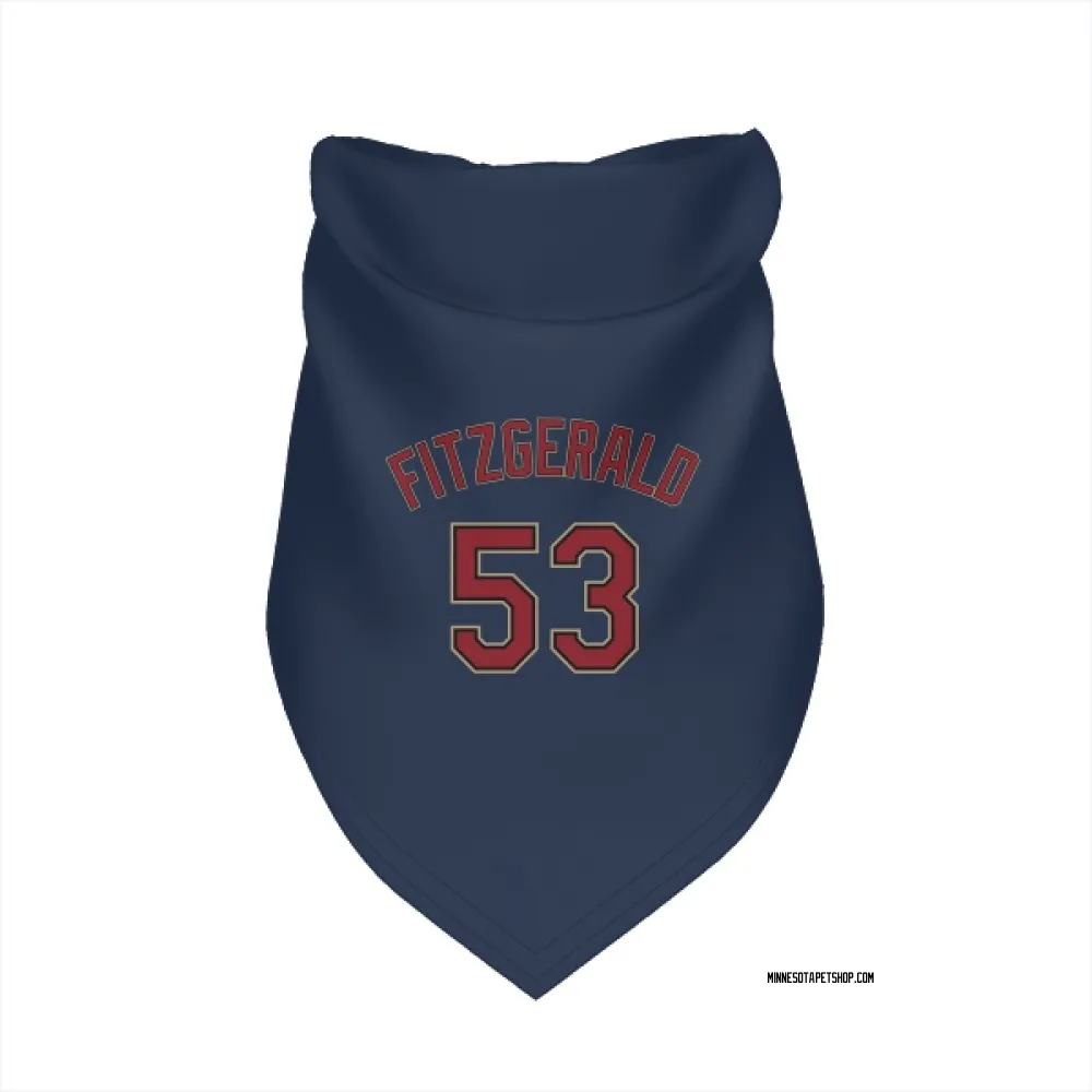 Minnesota Twins Ryan Fitzgerald Navy Pet Bandana for Dog & Cat