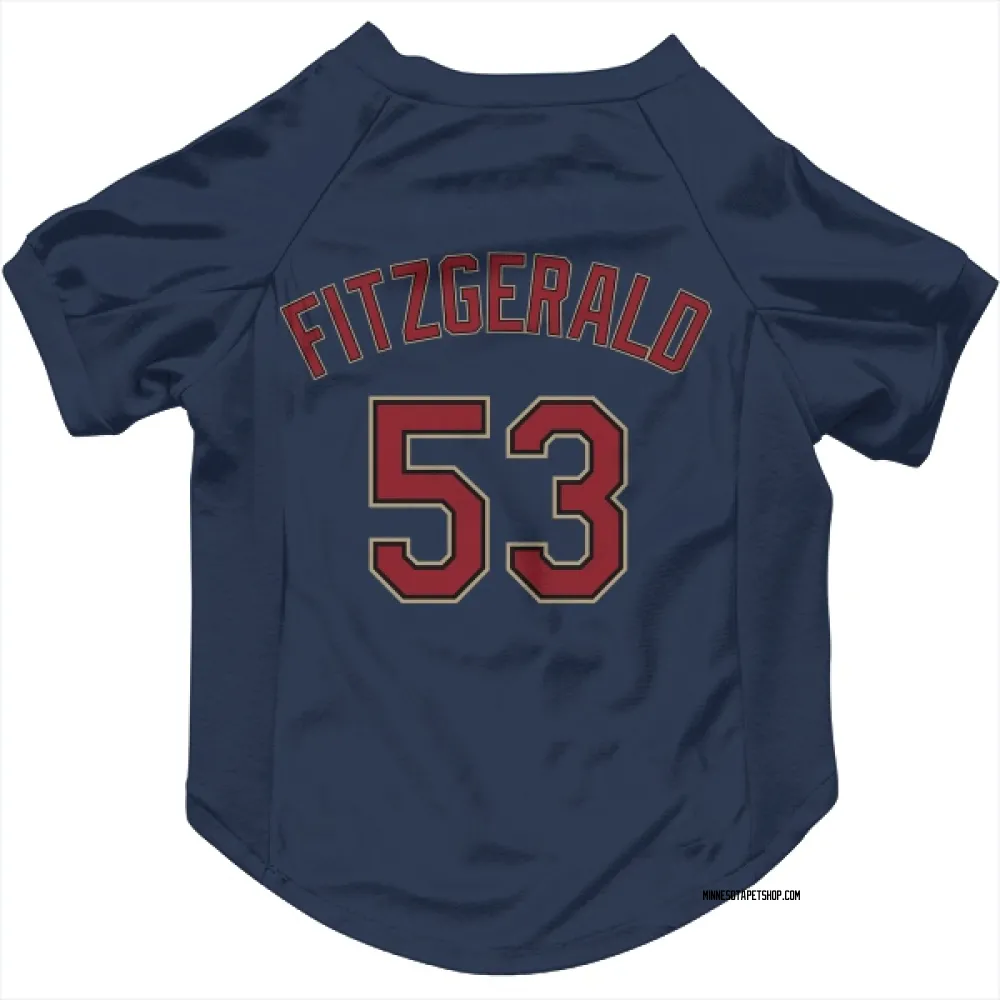 Minnesota Twins Ryan Fitzgerald Navy Pet Jersey for Dog & Cat