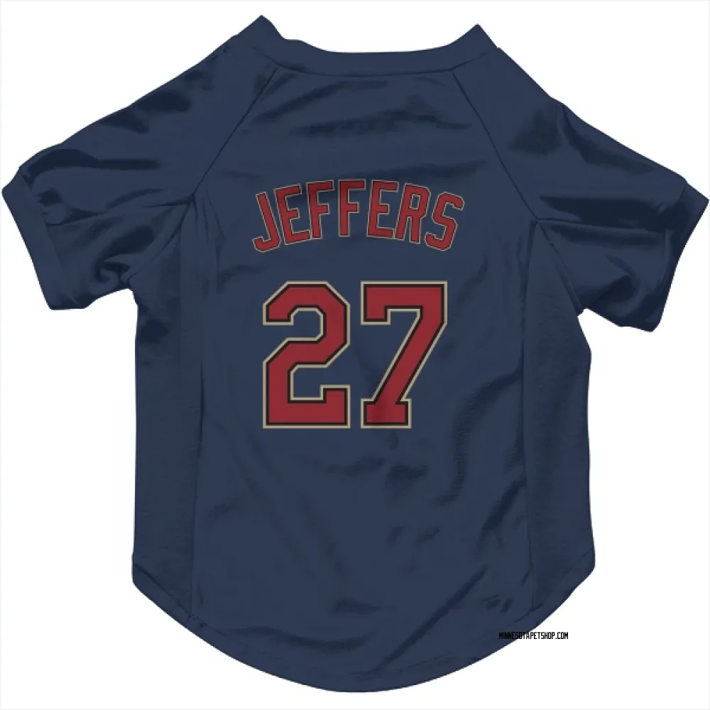 Minnesota Twins Ryan Jeffers Navy Pet Jersey for Dog & Cat