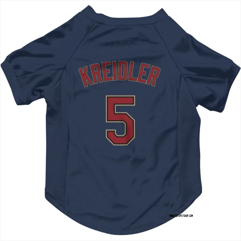Minnesota Twins Ryan Kreidler Navy Pet Jersey for Dog & Cat