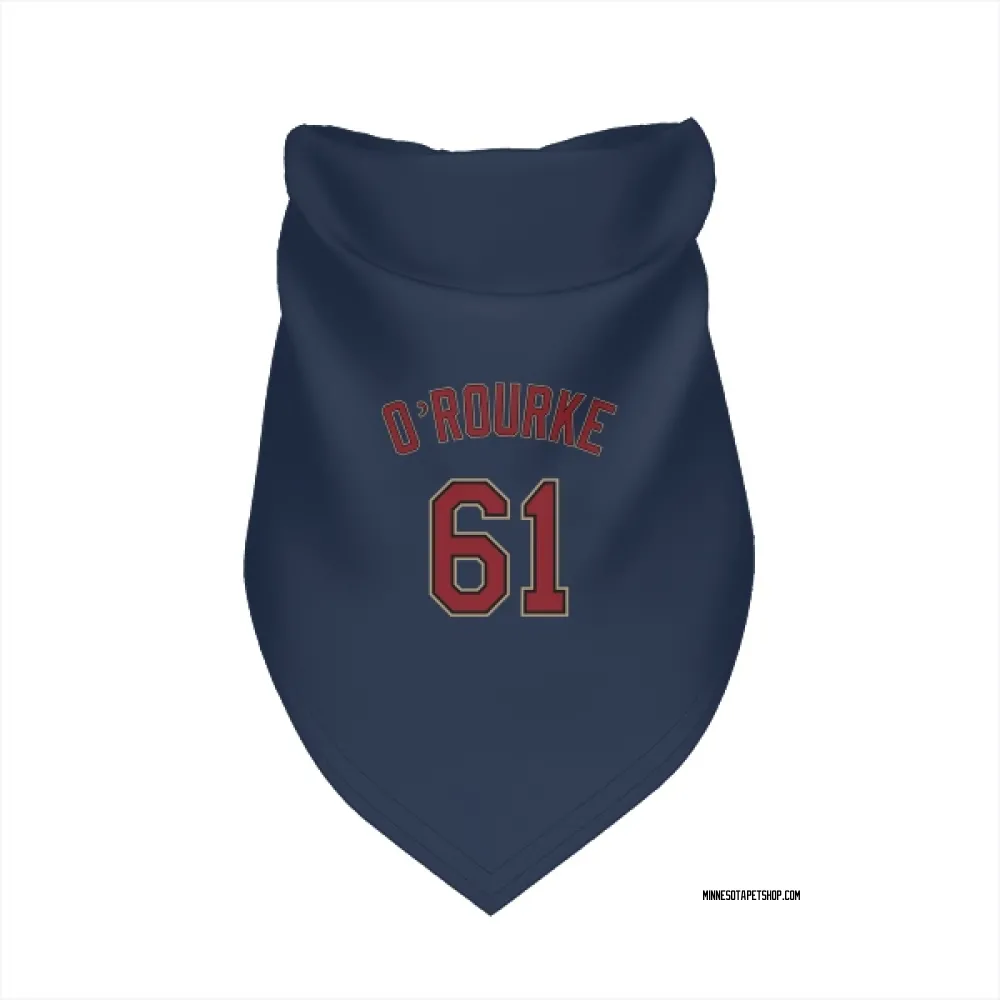 Minnesota Twins Ryan O'Rourke Navy Pet Bandana for Dog & Cat
