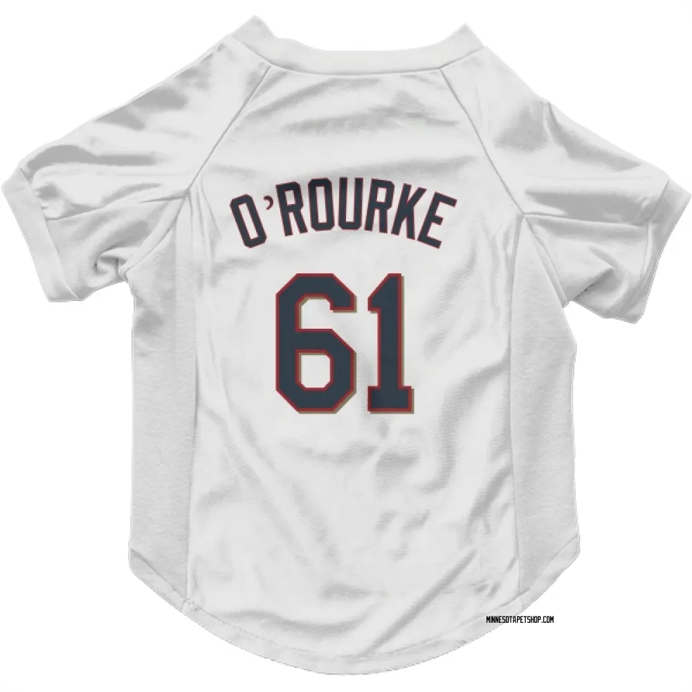 Minnesota Twins Ryan O'Rourke White Pet Jersey for Dog & Cat