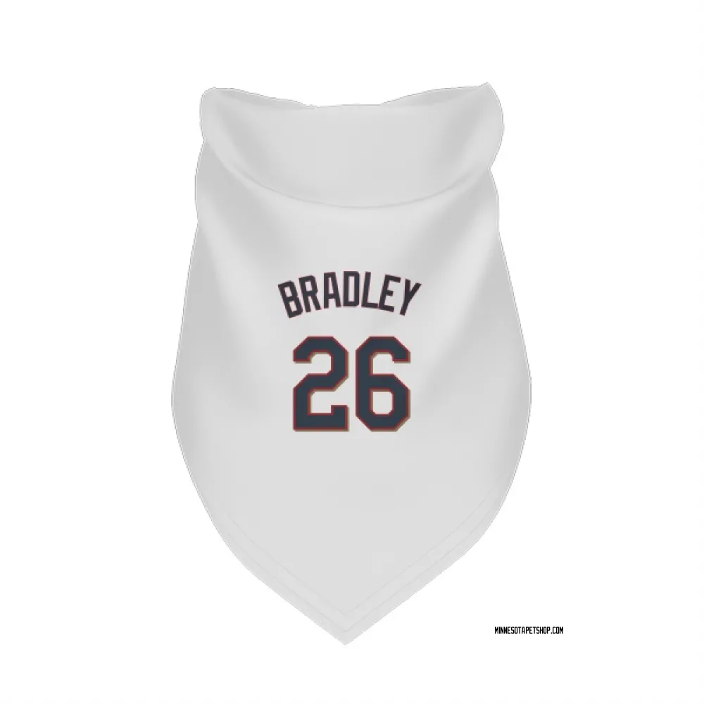Minnesota Twins Taj Bradley White Pet Bandana for Dog & Cat