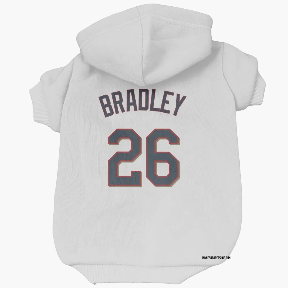 Minnesota Twins Taj Bradley White Pet Hoodie for Dog & Cat