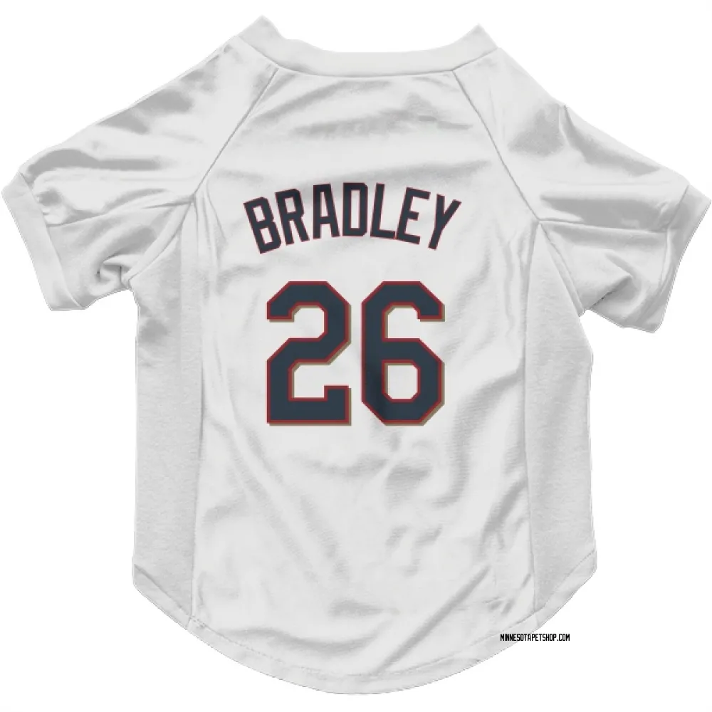 Minnesota Twins Taj Bradley White Pet Jersey for Dog & Cat
