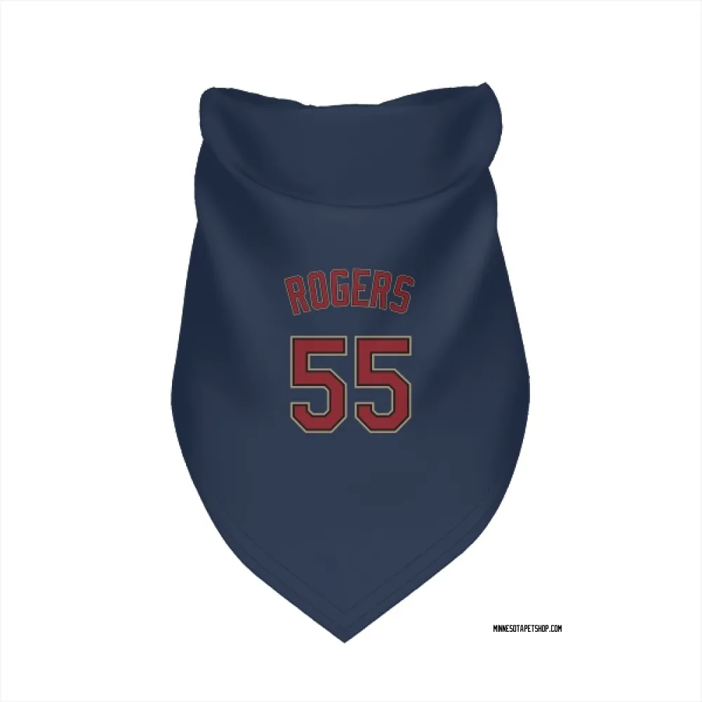 Minnesota Twins Taylor Rogers Navy Pet Bandana for Dog & Cat