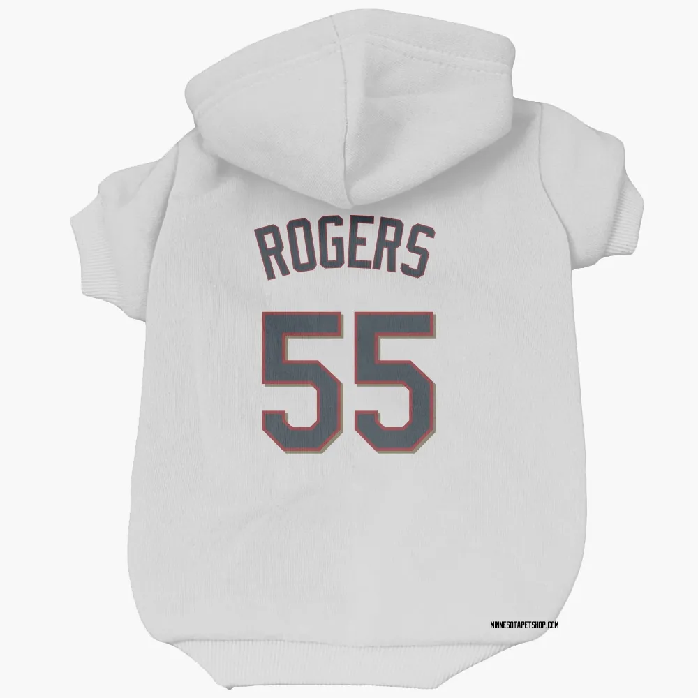 Minnesota Twins Taylor Rogers White Pet Hoodie for Dog & Cat