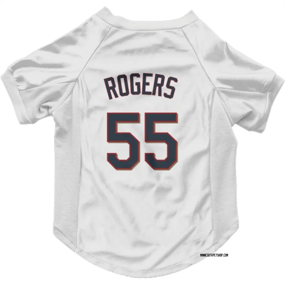 Minnesota Twins Taylor Rogers White Pet Jersey for Dog & Cat