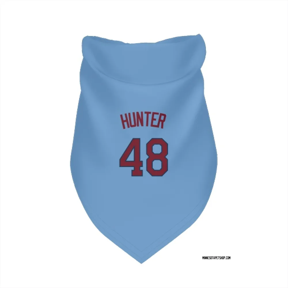 Minnesota Twins Torii Hunter Light Blue Pet Bandana for Dog & Cat