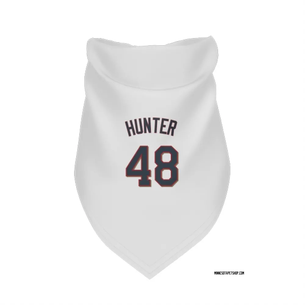 Minnesota Twins Torii Hunter White Pet Bandana for Dog & Cat
