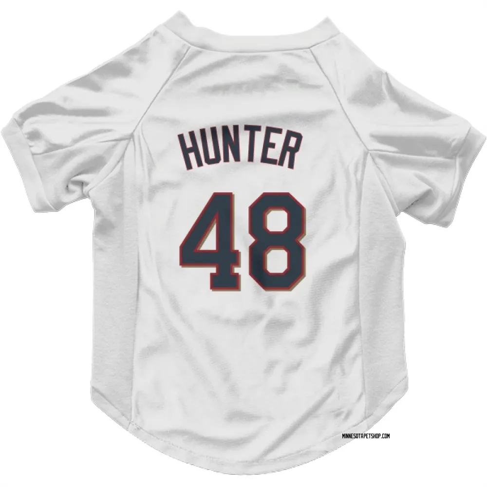 Minnesota Twins Torii Hunter White Pet Jersey for Dog & Cat